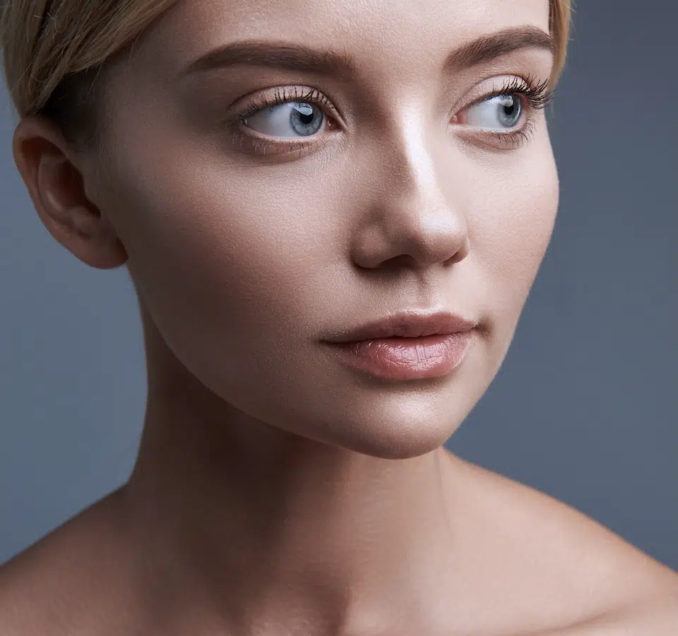 beautiful young woman with beautiful nose beautiful young woman with beautiful nose
