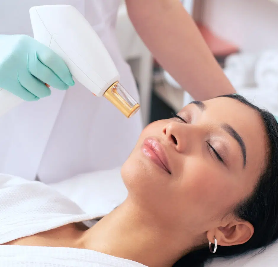 woman receiving clear lift treatment
